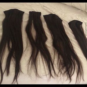 extensions dark brown